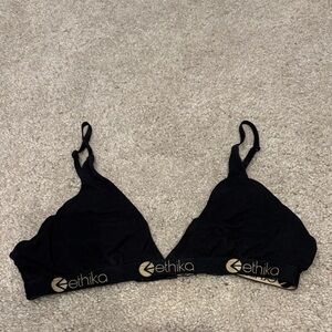 Ethika Women's Black Bralette